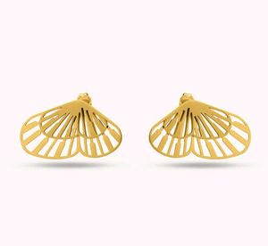 Palmonas :: Elegant Gold butterfly Design Earrings