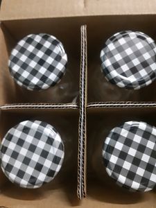 4pc Glass Jars 200ml Small Size