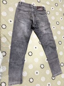 Men's Jack Jones Grey Denim Jeans