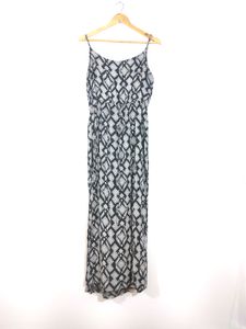 Cotton black with white Dress(Women)