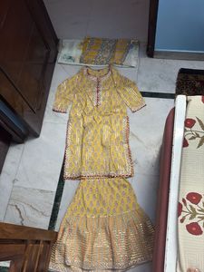Yellow Kurta Set with Dupatta