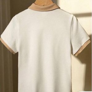 Colorblock Zip Polo T-Shirt