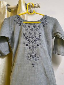 Floral Print Cotton Kurta