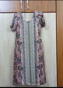 Vintage Floral Print Kurta set