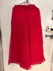 Red Embroidered Kurta Set with Dupatta