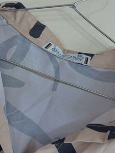 Stylish Abstract Print Shirt and Pants Set