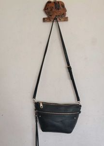 Rebecca Minkoff Black Leather Crossbody Bag