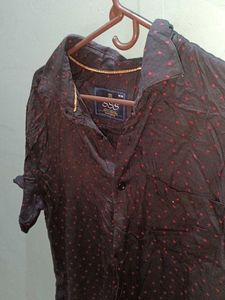 Men's Dotted Short Sleeve Shirt