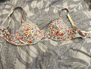 Floral Print Lightly Padded Non-Underwire Bra