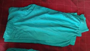 Beautiful Teal Kurta Set with Dupatta for girls