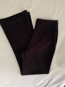 black H&amp;M flared pants