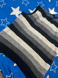 Striped Sleeveless Sweater