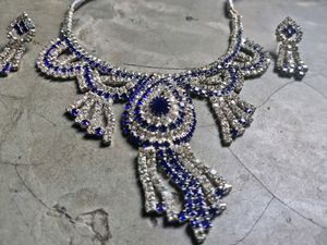Blue Jewellery Set