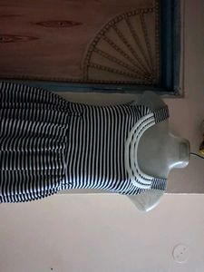 Striped Sleeveless Dress