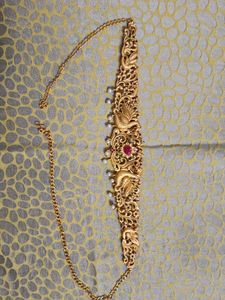 Exquisite Gold Kamarbandh with Pearls &amp; Stones