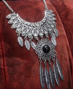 Oxidised neckpiece at discounted price.
