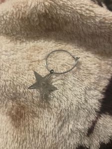 Star Hoop Earrings