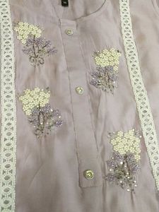 floral co-ord set in levender colour