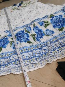 Boho Floral Print Midi Dress