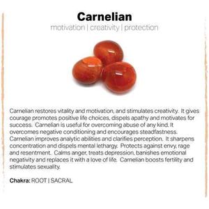 Natural Carnelian Crystal Ring