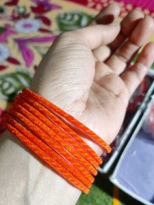 Orange Velvet Chudi