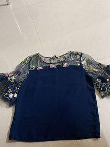 Navu Blue Top (Brand- Fig)