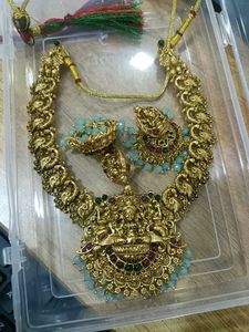 Exquisite Gold Necklace & Earring Set