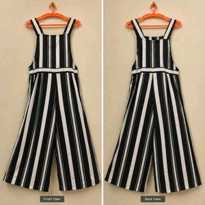 Striped Wide-Leg Jumpsuit