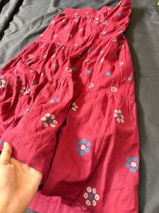 Boho Tiered Floral Maxi Skirt