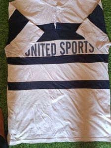 United Sports Striped Polo Shirt