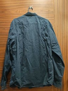 Men's Dark Blue Utility Shirt