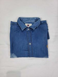 Blue Vintage Denim Shirt