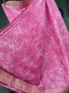 Branded Pure Crepe Saree