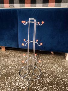 Silver Stainless Steel Cup Rack