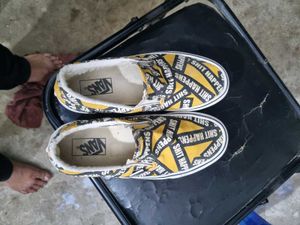 Authentic  Slip-On "s*it Happens" Shoes
