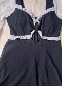 Chic Black &amp; White Swimdress