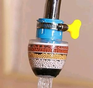 💥filter Multilayer | Activated Carbon Faucet Water Filters Universal Interface Home Kitchen Faucet Tap Water Clean Purifier Filter Cartridge Five Layer Water Filter-Pack of 1*