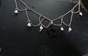 'A Black Star ' Necklace
