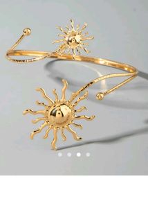Golden Sun Armlet Bracelet
