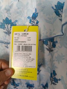 Blue Floral Sundress
