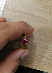 red garnet stone