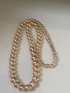 Elegant Rose Quartz Beaded Necklace