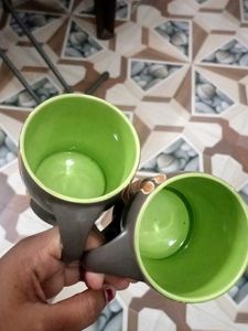 Set of 2 Ceramic Mugs