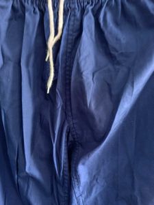 Navy Blue Casual Pants