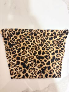 Leopard Print Tube Top