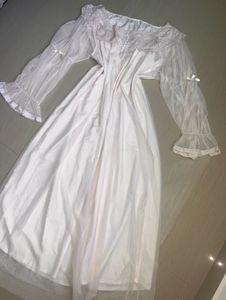Elegant pink Nightgown dress and maternity dres