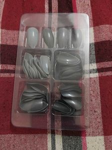 Gray False Nails Set