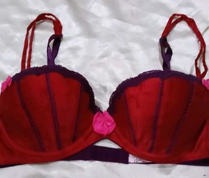 Red &amp; Purple Bra