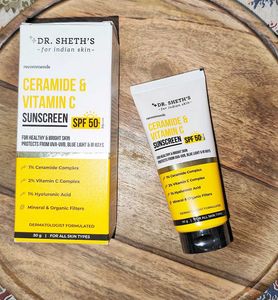 Dr. Sheth's Ceramide & Vitamin C Sunscreen SPF 50