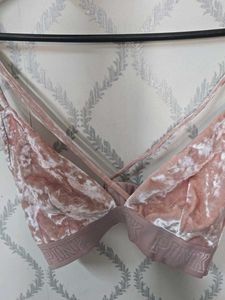 PINK Velvet Criss-Cross Bralette